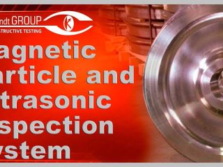 Dispositivo de inspección de partículas magnéticas y ultrasónica 