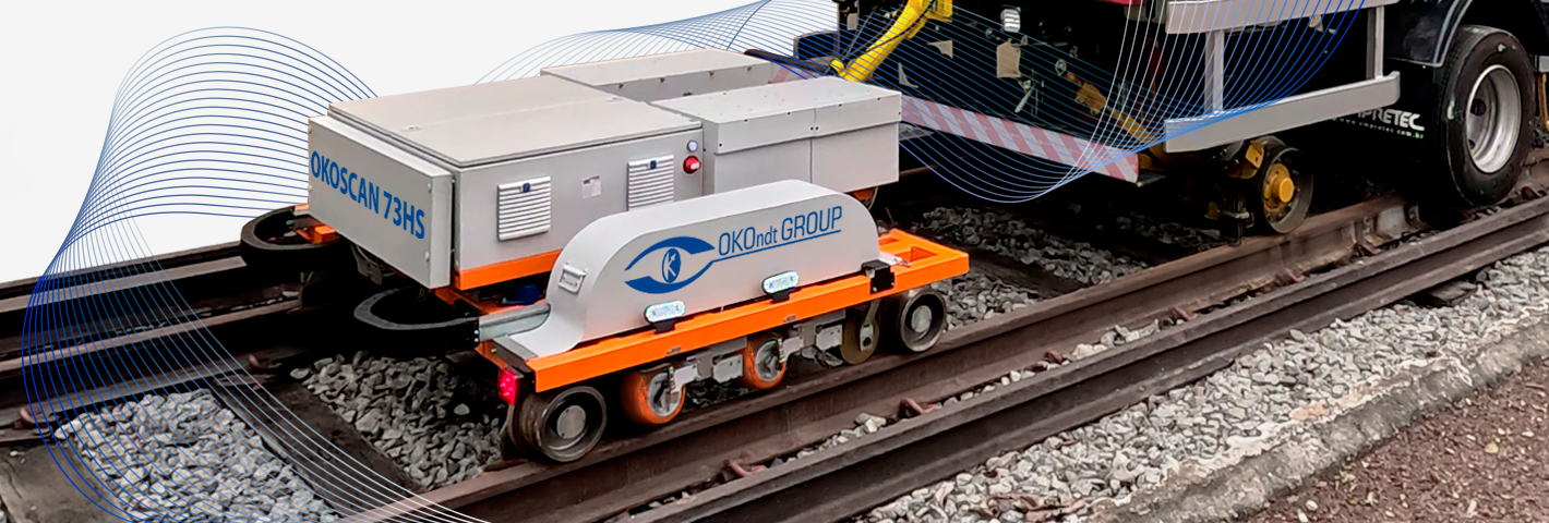 OKOndt GROUP high-speed ultrasonic rail testing System