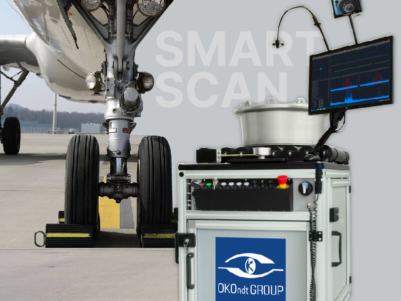 SMARTSCAN Aircraft Wheel Inspection System for eddy current (ET) testing of aircraft wheels by OKOndt GROUP