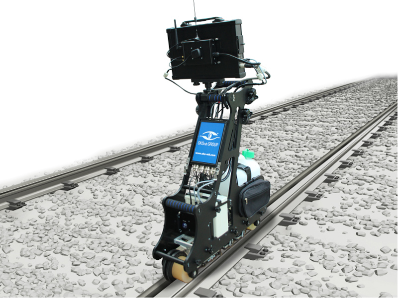 UT flaw detector intended for the inspection of one rail line UDS2-77